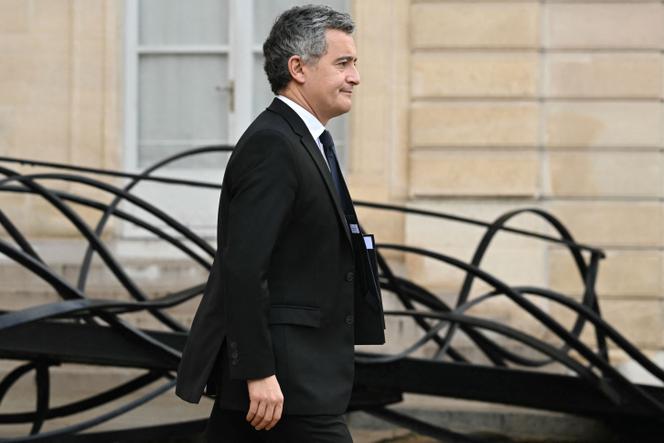 France's Justice Minister Gerald Darmanin leaves after the weekly cabinet meeting at the Elysee Presidential Palace in Paris on February 11, 2026. (Photo by Bertrand GUAY / AFP)