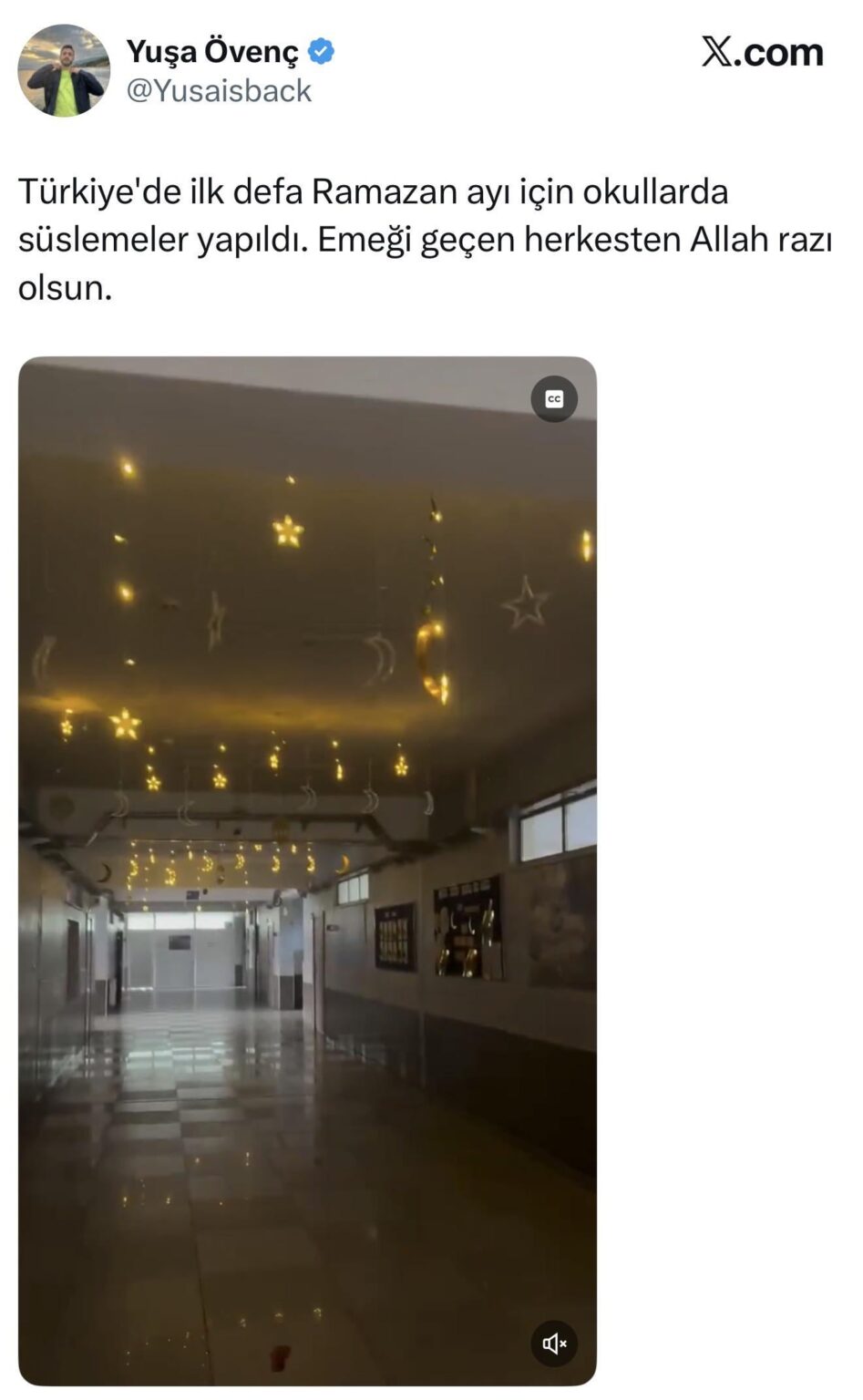 Ramadan decorations in schools