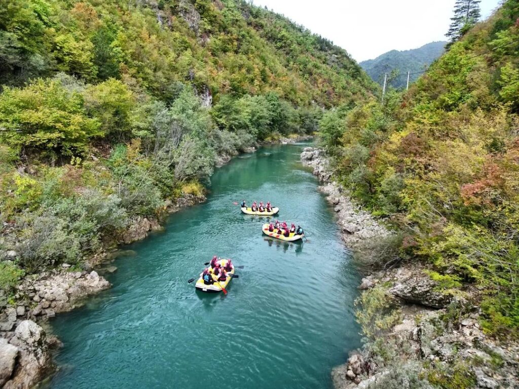 Rafting through Bosnia’s wild rivers