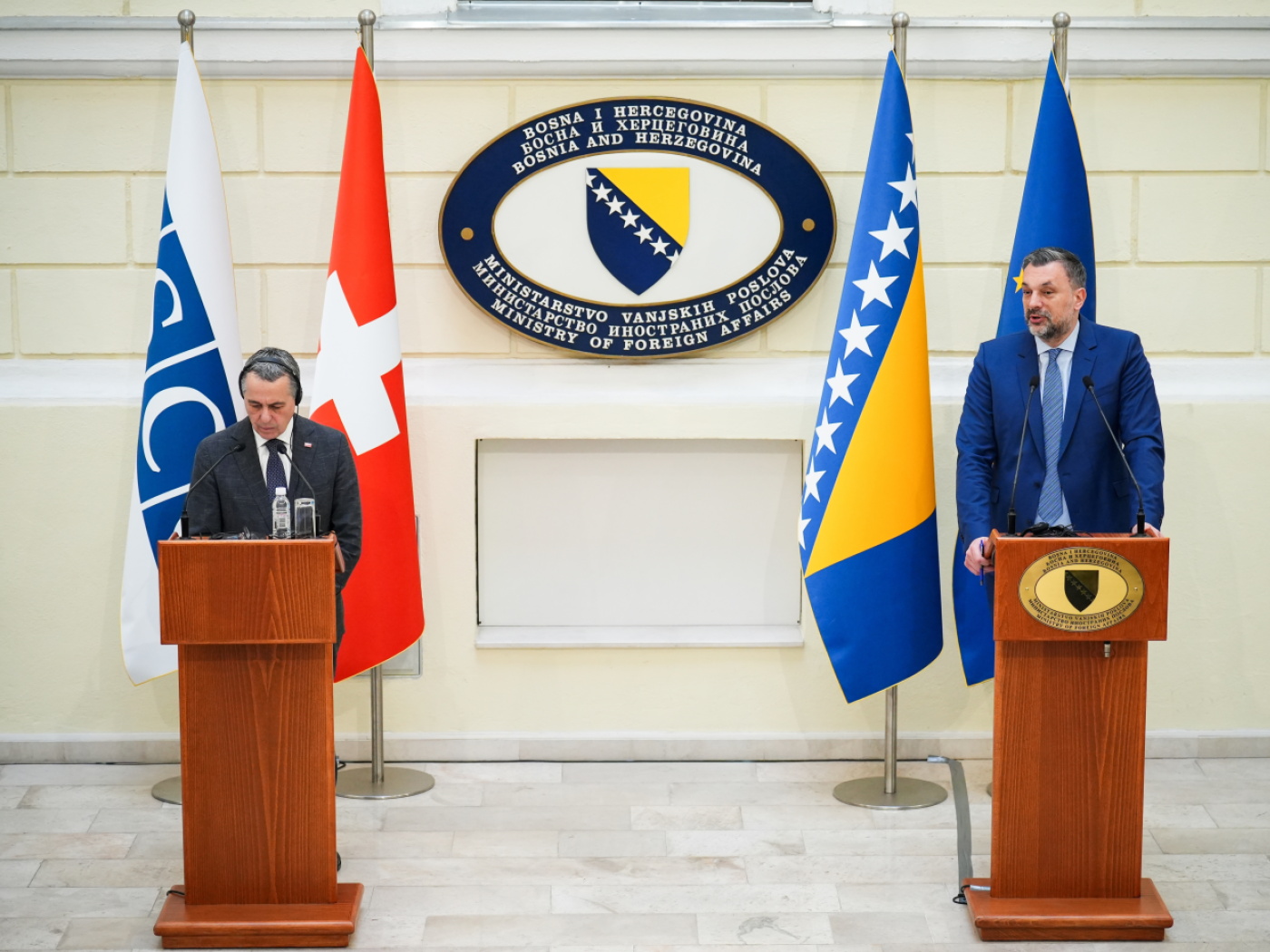 Ignazio Cassis reiterates OSCE commitment in Bosnia-Herzegovina