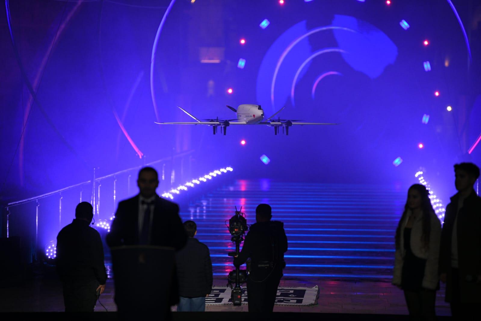 The event also saw the use of drones. Photo: Matthew Mirabelli.