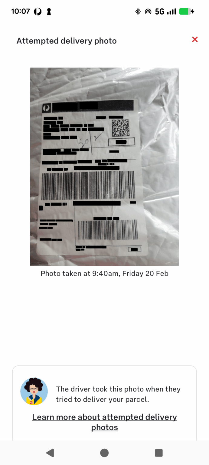 I made a complaint to Australia Post immediately after a laughable "attempted delivery" while I was at home the whole time. In their defense - they sent it straight to the local LPO and the postie sheepishly returned an hour later.
