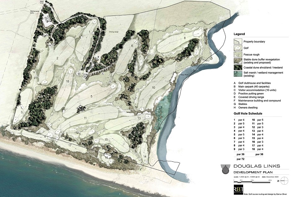 Darius Oliver’s routing for Douglas Links (Image: Darius Oliver)