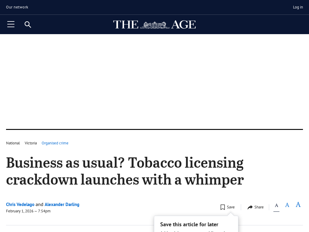 Business as usual? Tobacco licensing crackdown launches with a whimper
