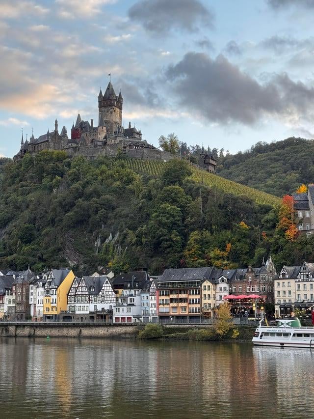 Cruising down the Mosel river in Rheinland-Pfalz