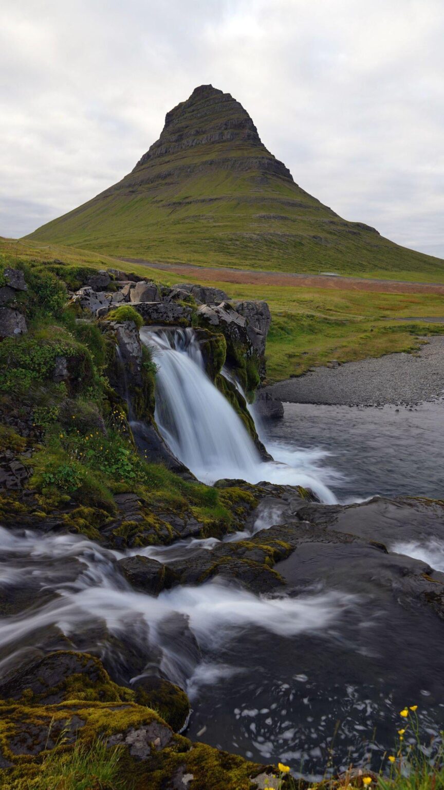 A landscape in Iceland.