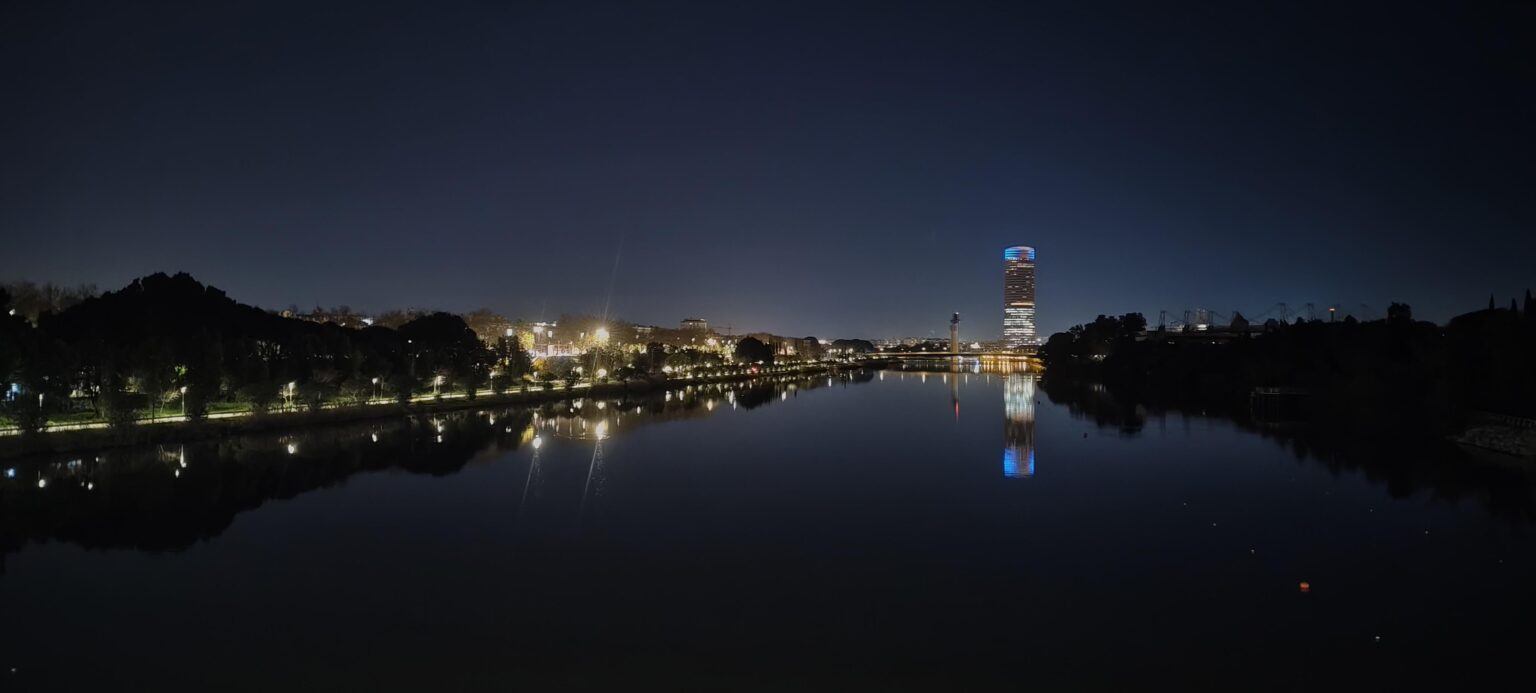 Seville when the river is calm
