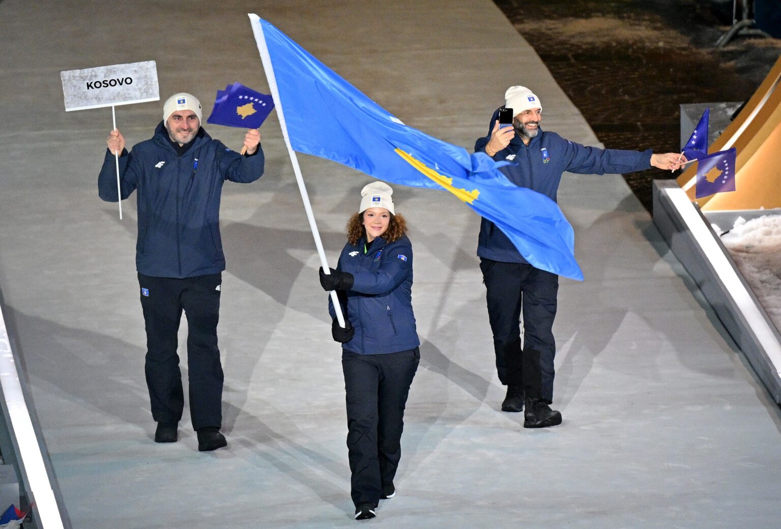 Winter Olympic Games, Kosovo competes in four skiing disciplines, starts with Kiana Kryeziu in super slalom