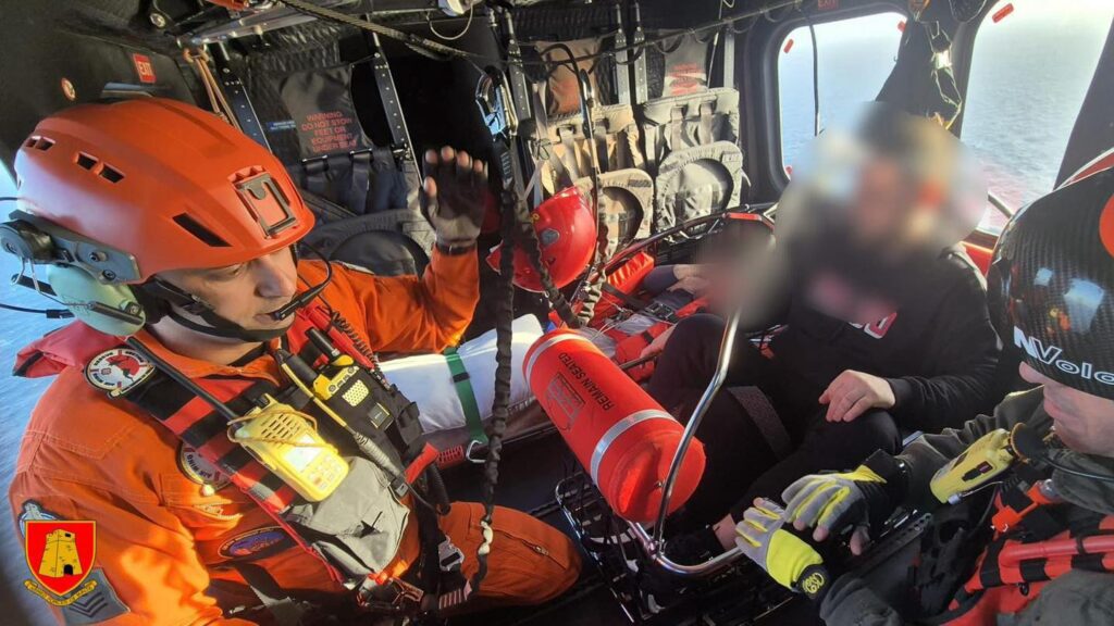 Two crew members evacuated from vessel off Malta’s coast Two crew members evacuated from vessel off Malta’s coast