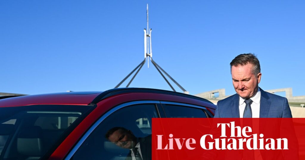 Australia politics live: Labor unveils discount loans for new EVs; Liberals and Nationals to sit separately as parliament returns | Australia news