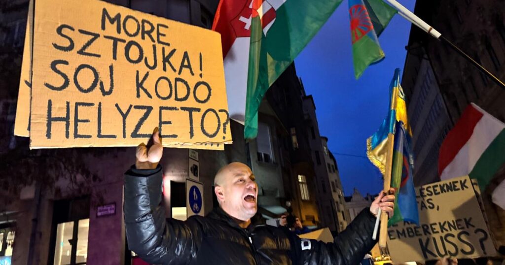 Hungarian Roma protest inflammatory comments by Orbán government minister | Ap
