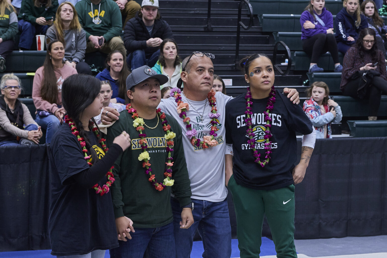 Seawolves gymnastics holds meet honoring Deanna Spain