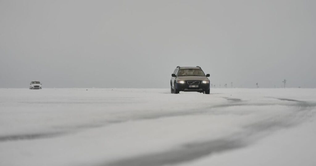 Take a ride across frozen sea on Estonia’s ice road | Region Take a ride across frozen sea on Estonia's ice road | Region