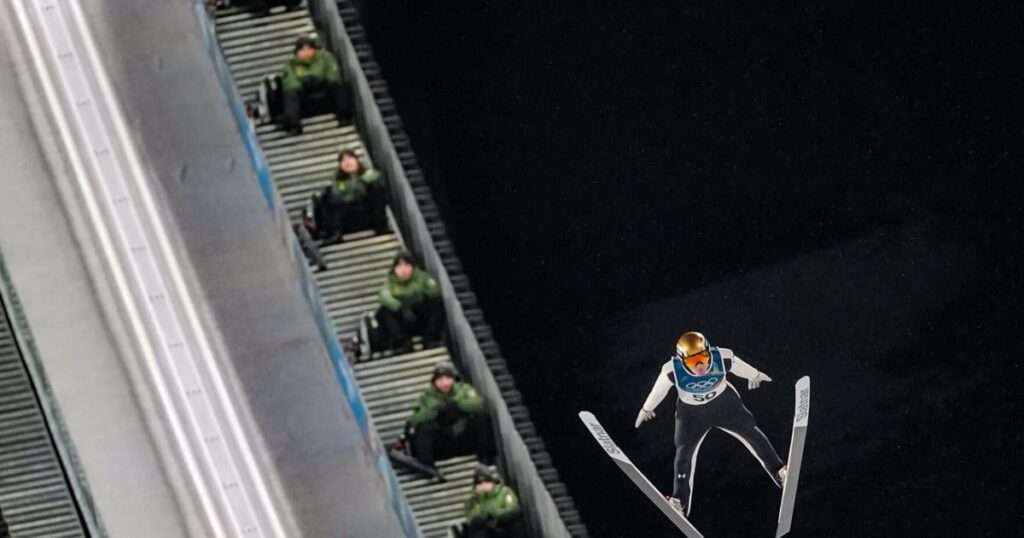 Slovenia's Domen Prevc captures ski jumping gold on large hill at Milan Cortina Games | National Sports