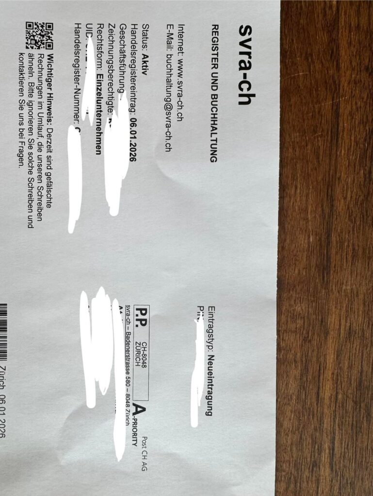 Upon registering as self employed, you’ll receive scammy letters