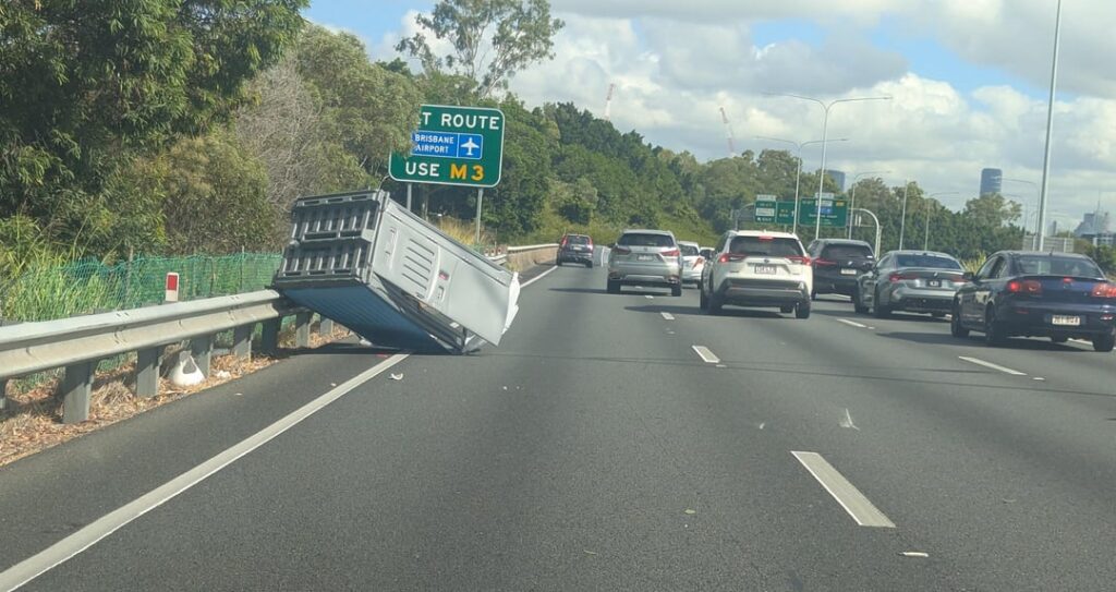 A particularly shitty commute on the M1 this morning