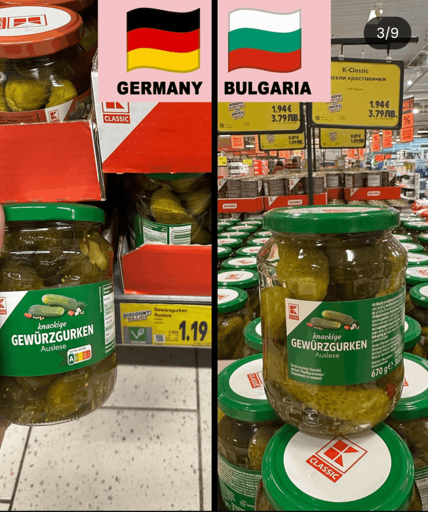 Germany VS Bulgaria I'm waiting for the economists to talk me out of reality