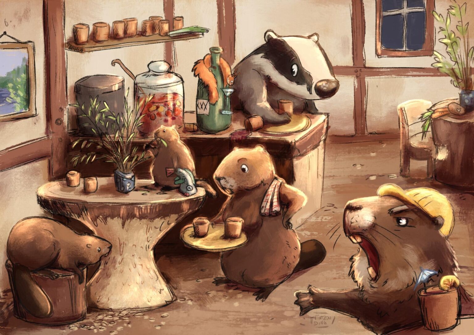 At the regulars' table in the Biberbar, people get upset about the new Beaver regulations. They're not all that nibble anymore! Here are 8 facts about beavers, number 5 will surprise you.