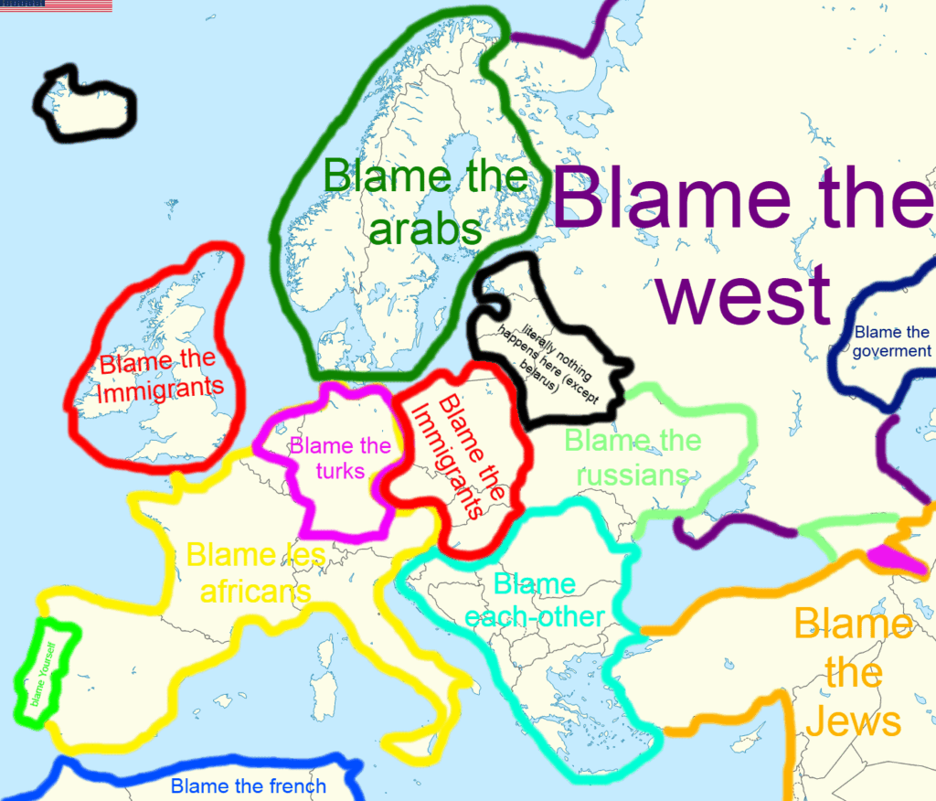 Whenever something happens in europe