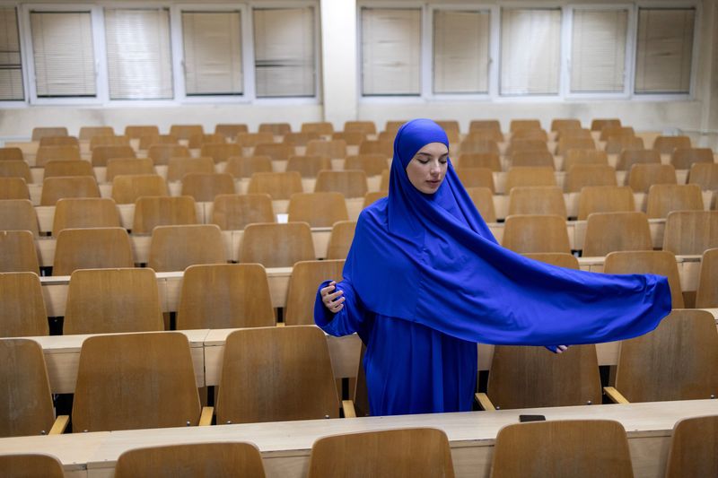 For Serbia's Muslim students, protest brings sense of belonging