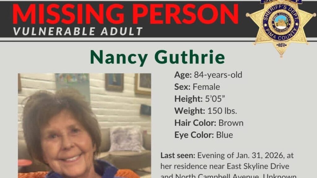 Savannah Guthrie missing mom – What we know a week into search