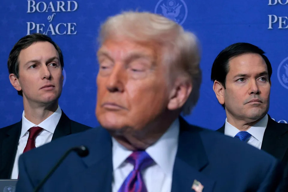 Hegseth’s three days of ‘fitspo’ content come as Trump has held high-stakes talks with top officials, including Marco Rubio and special envoy Jared Kushner (Getty Images)