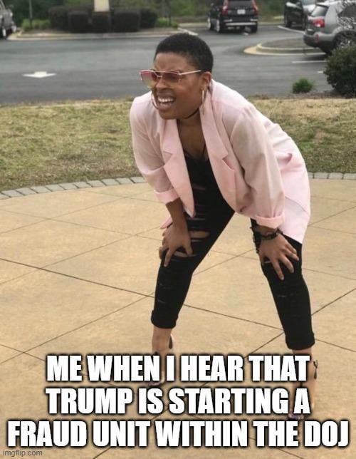 He's pardoned 44 fraudsters, was found guilty of 34 felony counts of fraud himself, and just looted $10 billion of taxpayer money for his "Peace Board".  I think the fraud IS in the room with us now.....