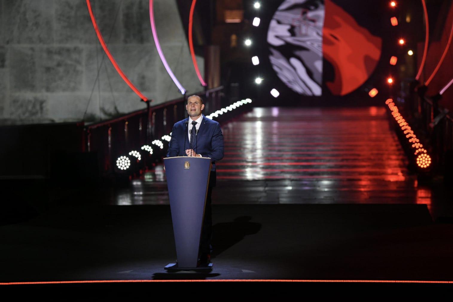 Prime Minister Robert Abela laid out the aims of the government's strategy. Photo: Matthew Mirabelli.