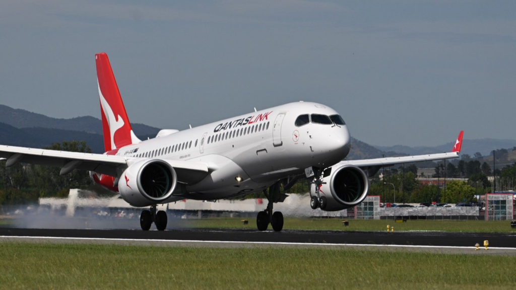 QantasLink’s two new Airbus A220 aircraft are today taking off for their first commercial flights, heralding a new era of domestic and regional travel for Australians.