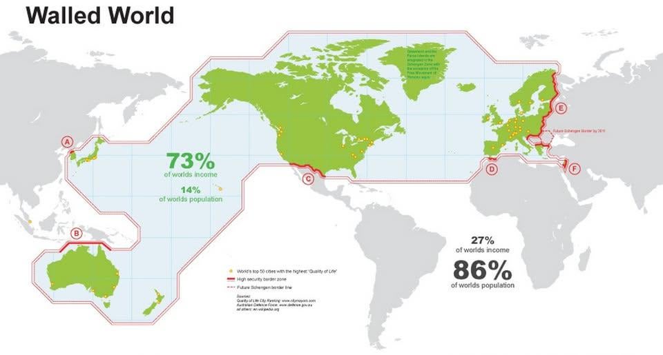 14% of the world’s population generates 73% of global income