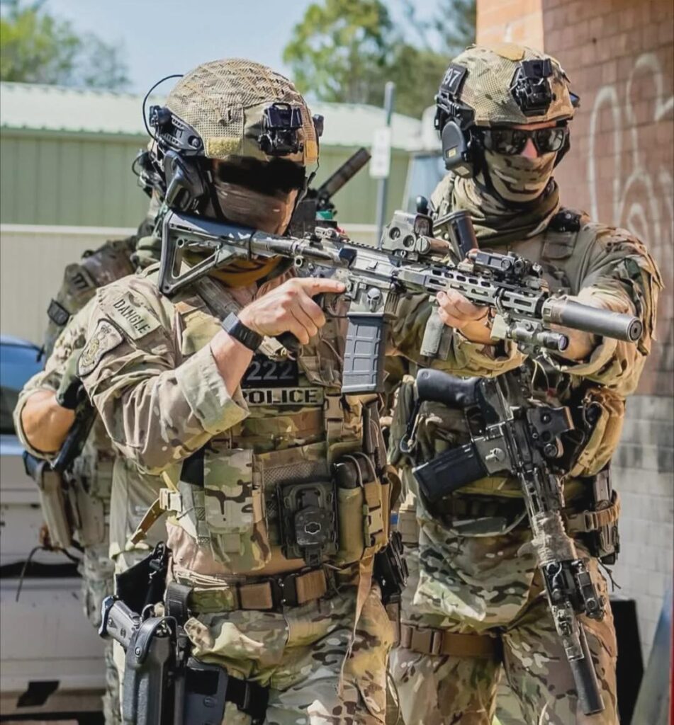 Queensland Special Emergency Response Team (SERT) spotted using a Punisher AR lower