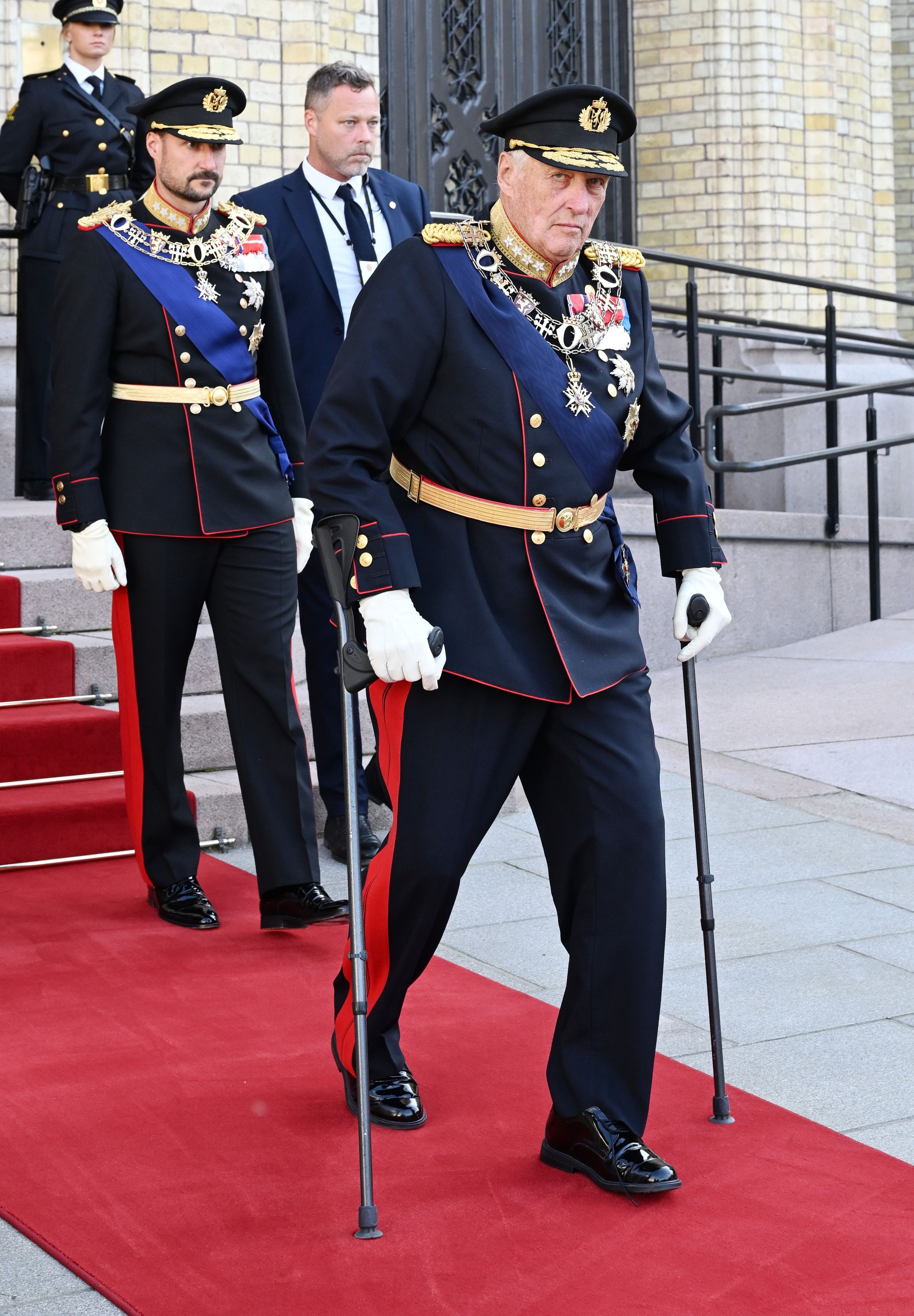 King Harald V pictured in 2023