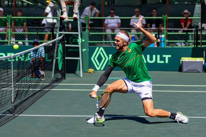 Henning and Beckley fight to win Davis Cup tie against Montenegro Henning and Beckley fight to win Davis Cup tie against Montenegro