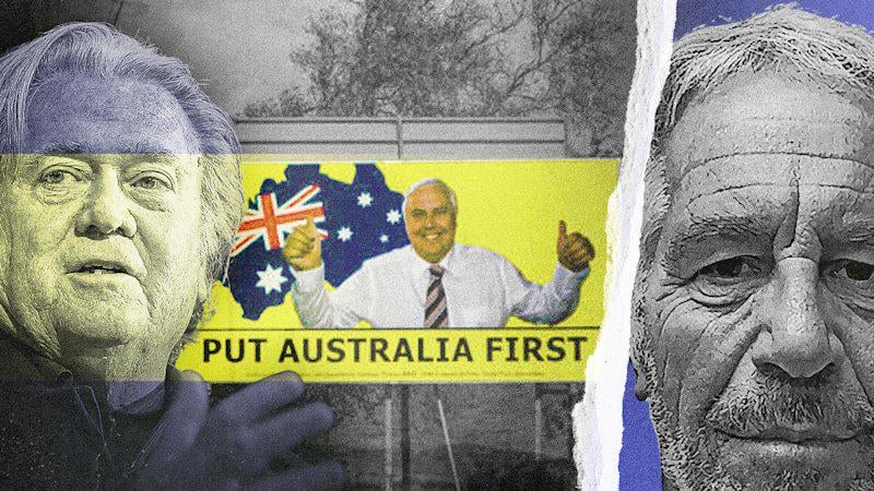 Steve Bannon boasted to Jeffrey Epstein about influencing Clive Palmer’s election ad campaign