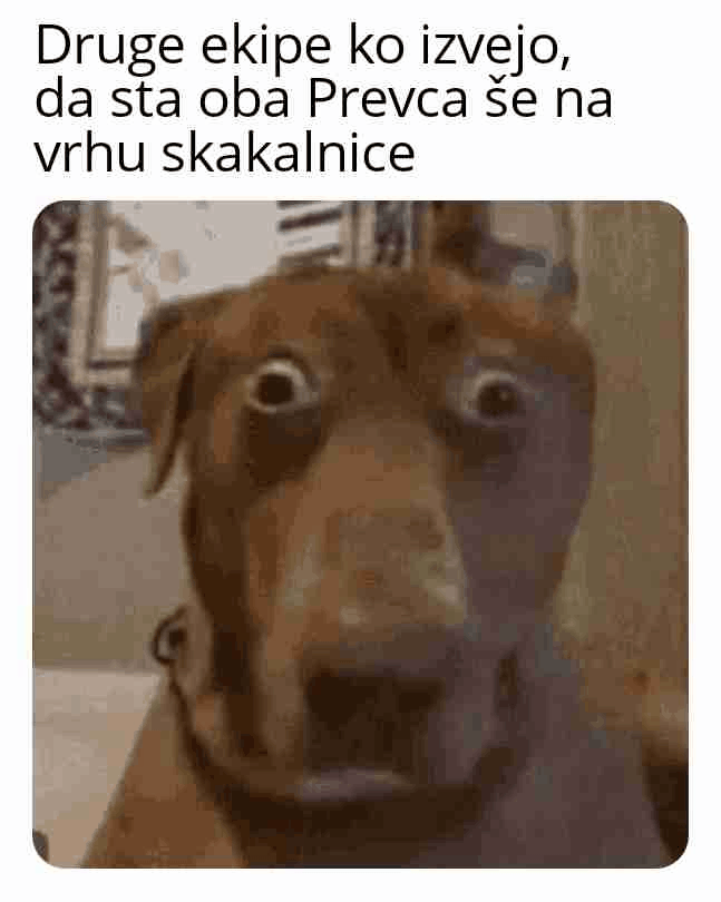 Mr. President, the second Prevc has flown
