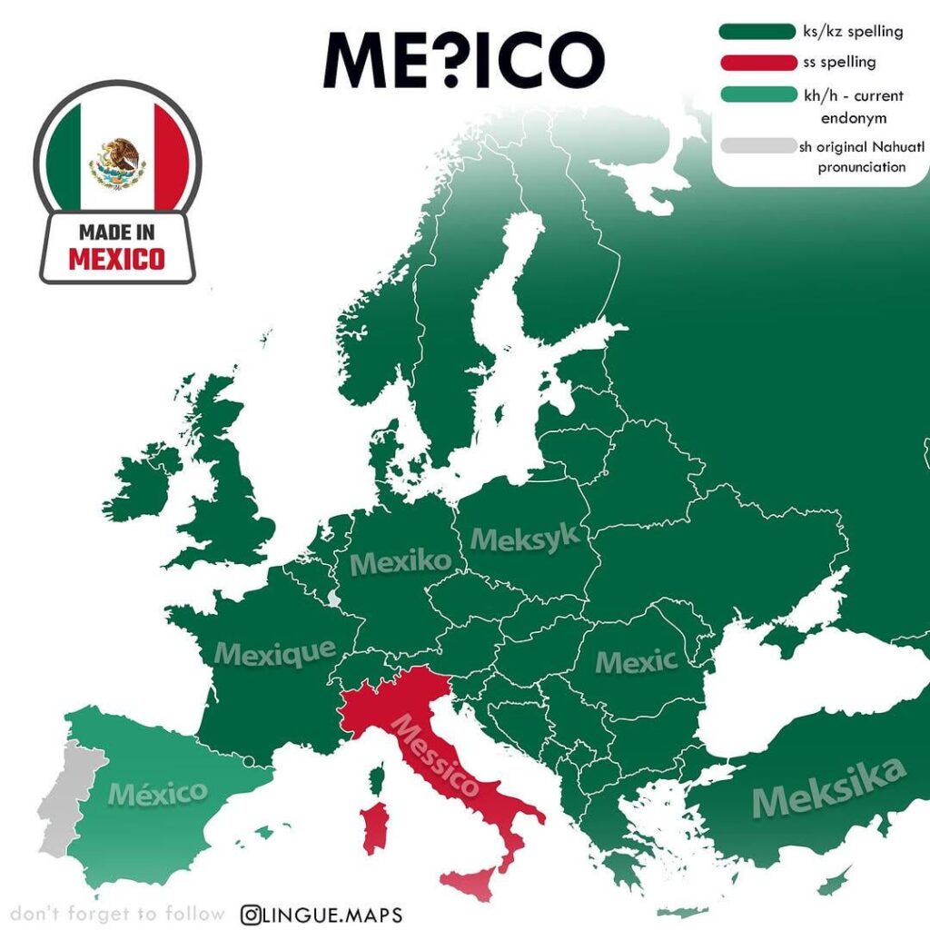 How Europans Pronounce Mexico