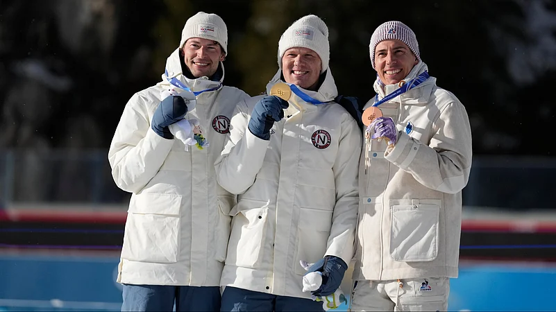 Milano Cortina 2026 Norway Winter Olympics gold medal record Johannes Dale-Skjevdal