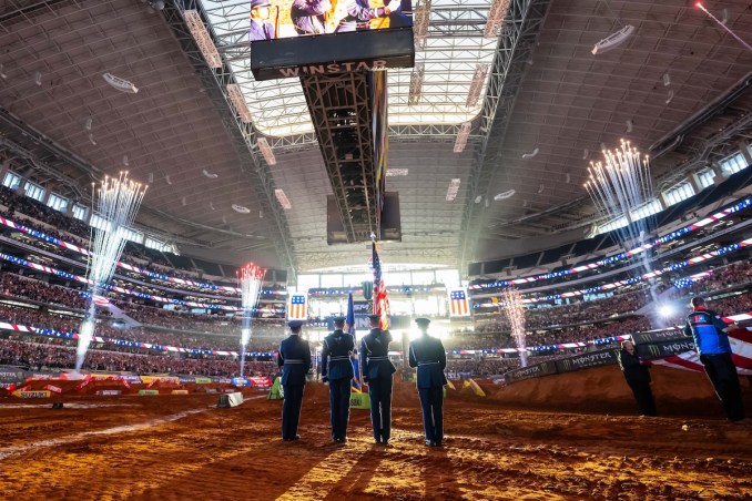 AT&T Stadium was the Military Appreciation Race