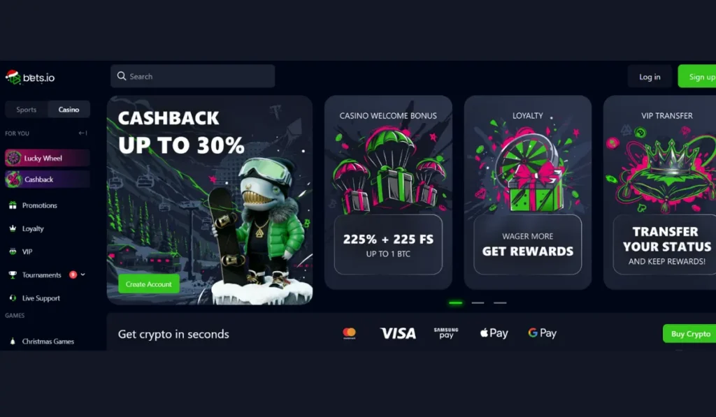 Bets.io Casino And Sportsbook With Instant Withdrawals