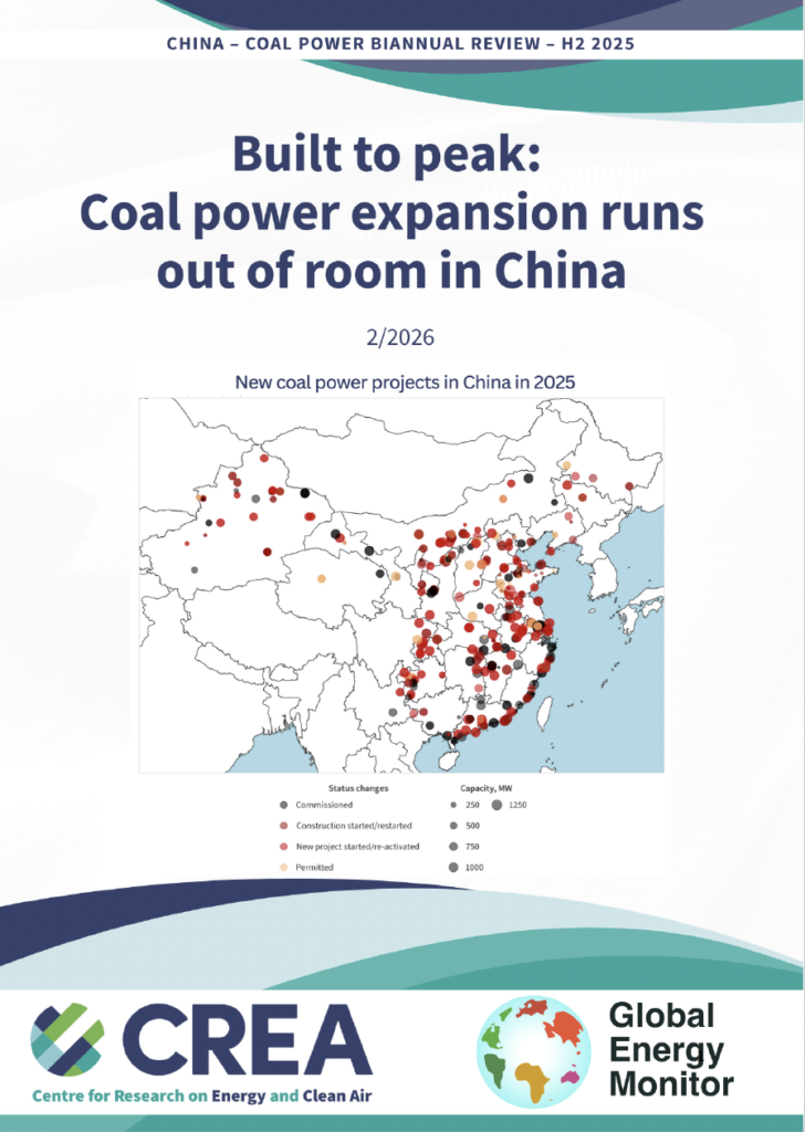 Coal power expansion runs out of room in China – Centre for Research on Energy and Clean Air