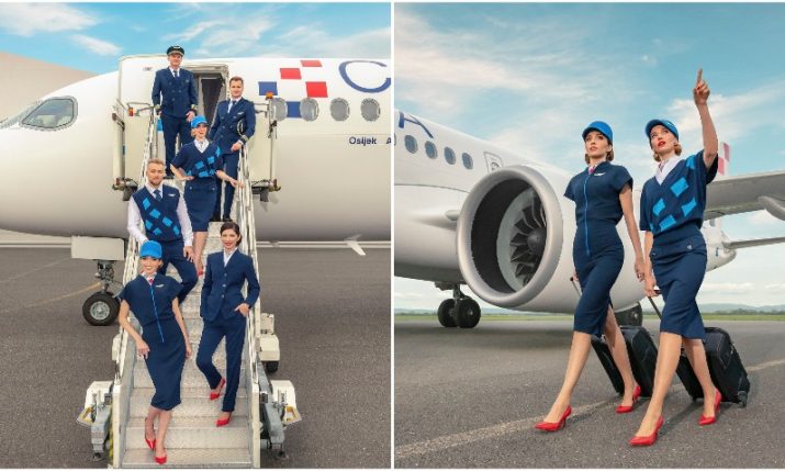 Croatia Airlines reveals new cabin crew uniforms in major brand and fleet redesign
