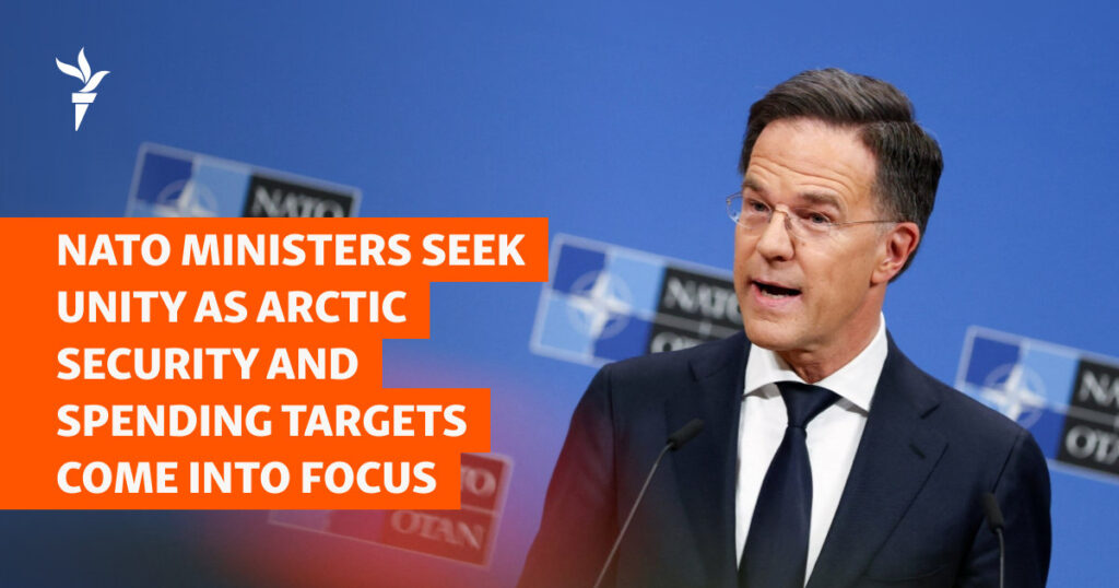NATO Ministers Seek Unity As Arctic Security And Spending Targets Come Into Focus