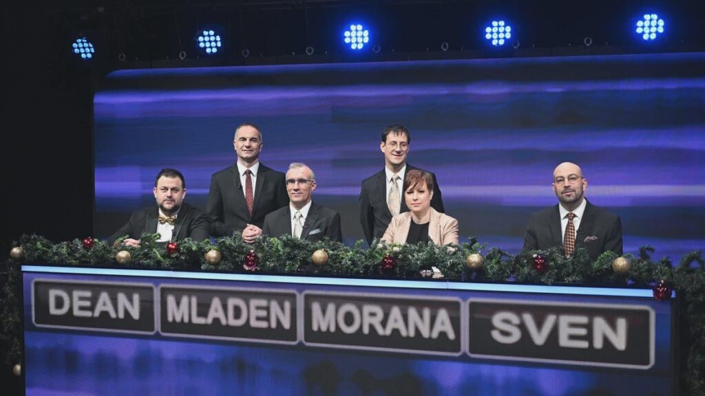 Recorded in 1800, the show of the popular HRT quiz "Potjera"
