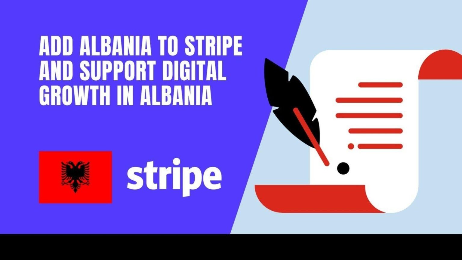 Albania in Stripe