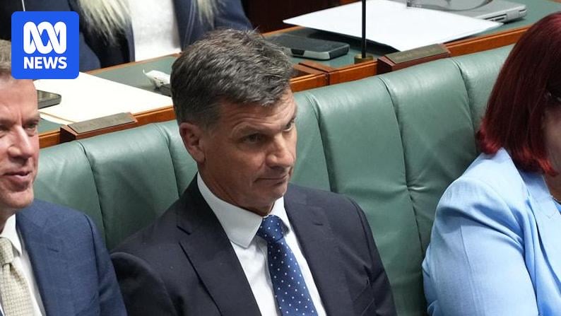 Angus Taylor resigns from the Liberal front bench