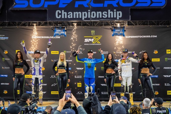Eastern Divisional 250SMX Class Podium - Arlington