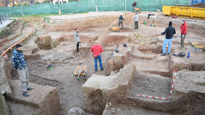 The excavation site in Cordoba.
