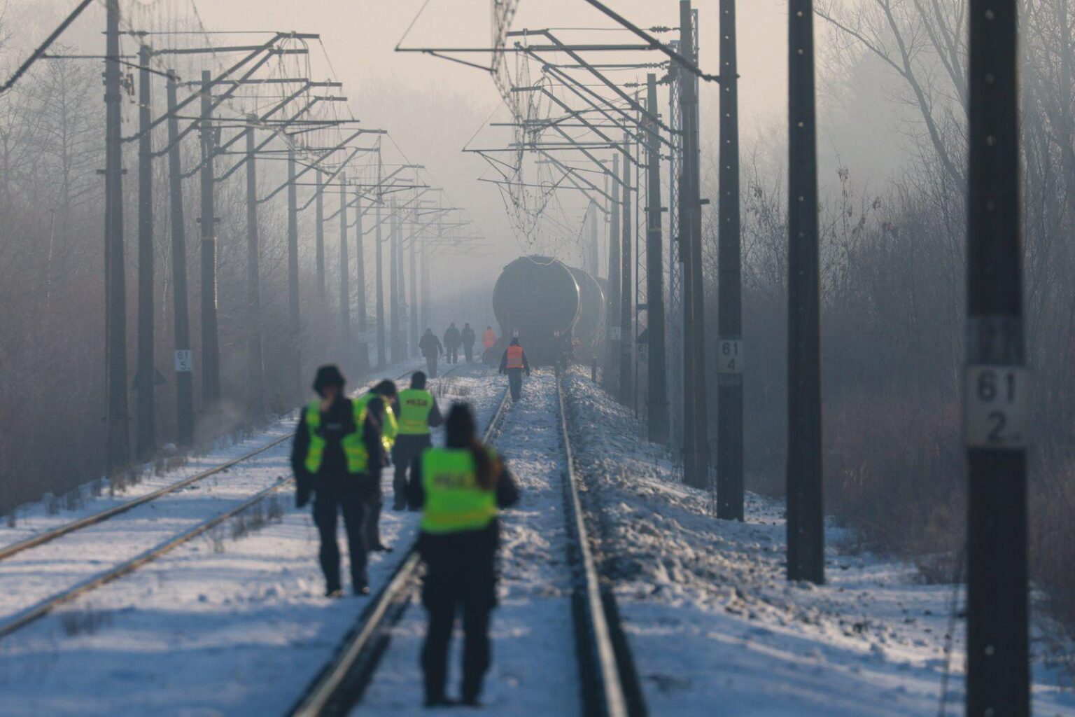 Railway accident in Mazovia. The train went down the embankment