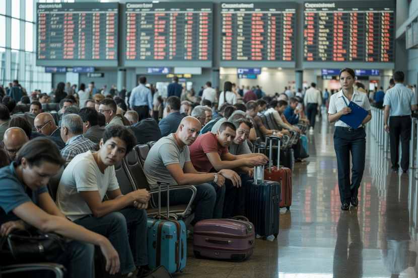 Numerous Travelers Stranded in Germany, Netherlands, Belgium, Spain, and More as Lufthansa Experiences Mass Cancellations Due to Staff Strikes, Impacting Major Airports in Munich, Frankfurt, Amsterdam, Brussels, Barcelona, and Beyond