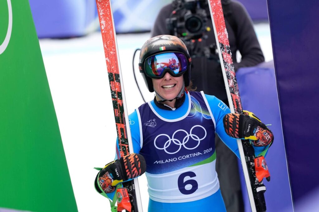 Italy’s Federica Brignone wins Olympic super-G gold, 10 months after bad injury